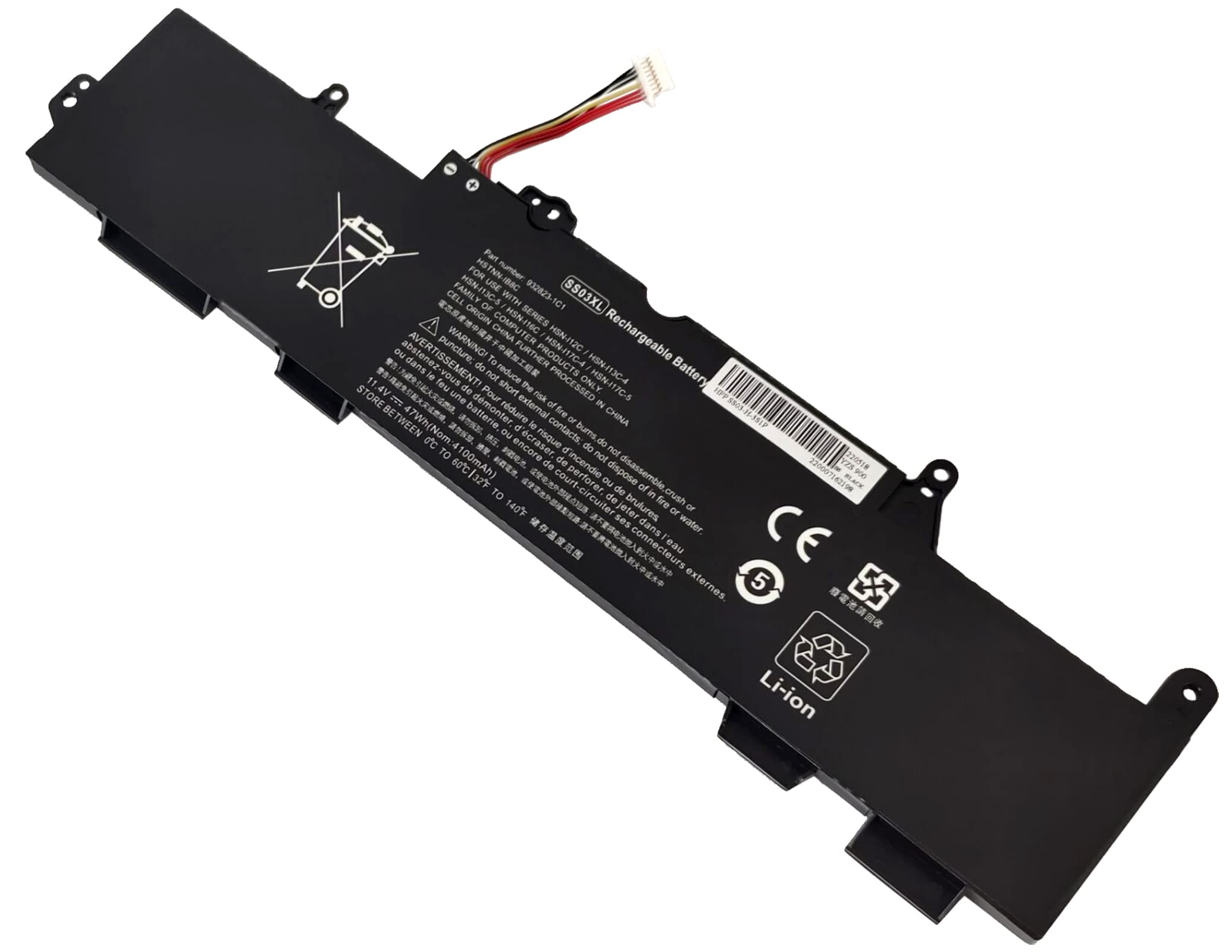 Batterie Green Cell SS03XL Pour HP EliteBook 735 G5/G6, 745, 830, 846, ZBook 14u - 4100 MAh, 11,4 V | Remplacement Haute Performance