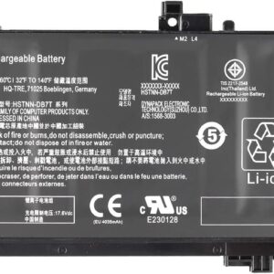 BATTERIE INTERNE POUR PC PORTABLE HP  Owmen 15-AX200  SERIES  HP Pavilion 15-BC SERIES  15.4V 63.3WH  HSTNN-DB7T  TE04XL
