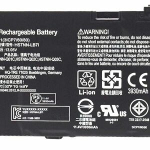 BATTERIE INTERNE POUR PC PORTABLE HP PROBOOK  430 440 450 455 470 G4 Series  11.4V-48WH / RR03XL  HSTNN-LB7I
