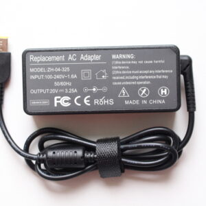 CHARGEUR POUR PC PORTABLE  LENOVO 20V*3.25A – USB PIN