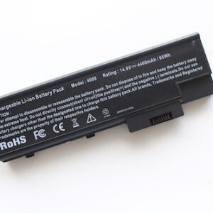 Batterie POUR PC PORTABLE Acer Aspire 1400 1600 3000 3500 5000 5500 Extensa 2300 3000 4000 Series  Acer TravelMate 2300 4000 Extensa 2300 3000 4100 Aspire 3500 1410 5000 5510 1680 -14.8V  – 4400mAh-65Wh-