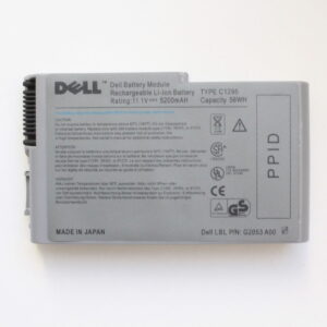 Batterie POUR PC PORTABLE Dell LATITUDE D500-  D520 – 505 – 510 – D530 SERIES D610 – 11.1V – 5200mAh – 6Y270 –