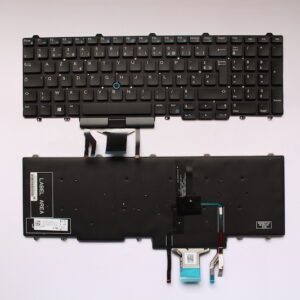 Clavier POUR PC PORTABLE DELL Latitude E5590 Avec Pointeur & Rétroéclairage