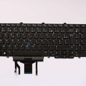 Clavier POUR PC PORTABLE DELL Latitude E5590 Avec Pointeur & Rétroéclairage