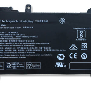 BATTERIE INTERNE POUR PC PORTABLE HP PROBOOK  430 440 445 450 455R G6  430 440 445 450 G7 Serie  11.55 V  45 WH   HSTNN-UB7R  – RE03XL / HSTNN-OB1C