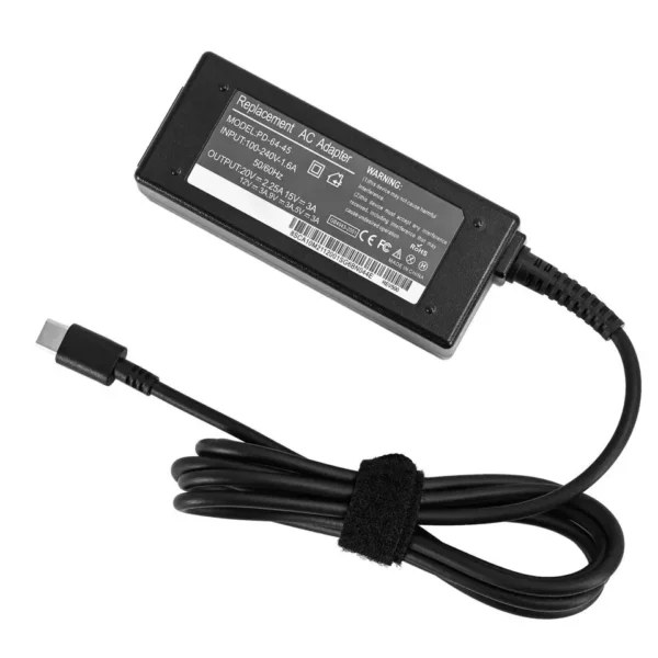 CHARGEUR POUR PC PORTABLE ASUS 5V*2A - 12V*2A - 20V*2.25A - 45W - USB TYPE C
