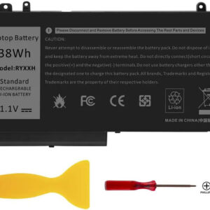 BATTERIE INTERNE POUR PC PORTABLE DELL LATITUDE  12 5250 E5250 14 E5450 15 E5550 11 3150 3160  (11.1V – 38Wh) RYXXH