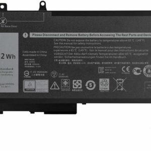BATTERIE INTERNE  POUR PC PORTABLE Dell Precision 15 3520 3530 Latitude 5280 5288 E5480 E5580 E5490 E5590 5491 5591 Series(11.4V 42Wh) 93FTF – 3DDDG