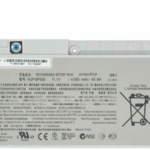 Batterie LI-ION INTERNE POUR PC PORTABLE  SONY VAIO SVT-13 SVT-11 T13 T11 VT13117ECS Series(11.1V 45Wh) VGP-BPS30