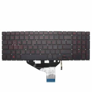 CLAVIER POUR PC PORTABLE HP OMEN 15-DC SERIES – OMEN 15-DH SERIES WITH RED BACKLIGHT