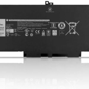 BATTERIE INTERNE POUR PC PORTABLE DELL LATITUDE  Dell Latitude 12 7000 7280 7290 Latitude 13 7000 7380 7390 Latitude 14 7000 7480 7490 Series  7.6V 60Wh  – F3YGT