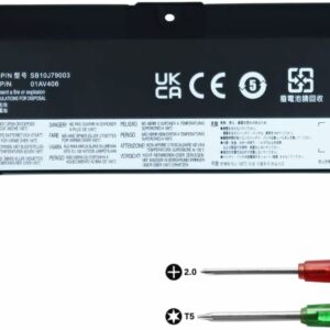 Batterie Interne Pour Pc Portable Lenovo T470s T460s 11.46V-27Wh 01AV406