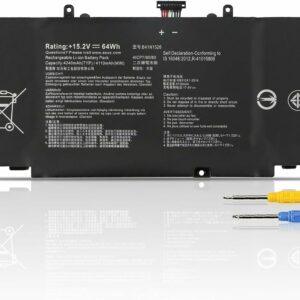 Batterie Interne Pour Pc portable ASUS ROG S5 S5VT6700 Strix GL502 ROG GL502V GL502VT GL502VM GL502VY Series 4ICP/60/80  – 15.2V – 67Wh – B41N1526-