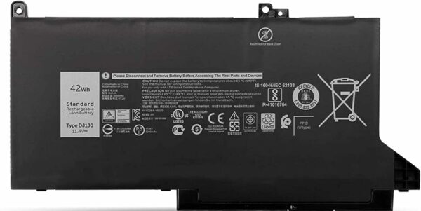 BATTERIE INTERNE POUR PC PORTABLE Dell Latitude 12 7280 7290 E7280 E7290 13 7380 7390 E7380 E7390 14 7480 7490 E7480 E7490 Series Notebook PGFX4 ONFOH C27RW 451-  11.4V  42WH -DJ1JO  DJ1J0