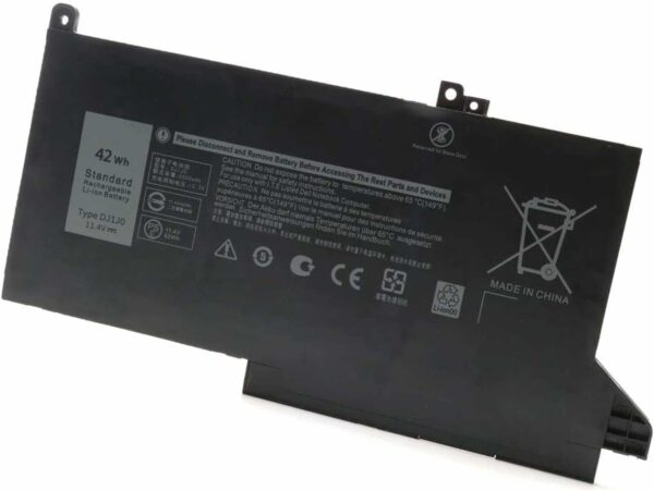 BATTERIE INTERNE POUR PC PORTABLE Dell Latitude 12 7280 7290 E7280 E7290 13 7380 7390 E7380 E7390 14 7480 7490 E7480 E7490 Series Notebook PGFX4 ONFOH C27RW 451-  11.4V  42WH -DJ1JO  DJ1J0 – Image 2