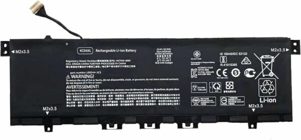 BATTERIE INTERNE POUR PC PORTABLE HP Envy X360 13-AG 13M-AQ 13-AH 13-AR 13-AR0000AU 13-AR0097AU 13-AR0601NG TPN-W133 TPN-W136  15.4V - 53.2 WH  - KC04XL - KC04 – Image 2