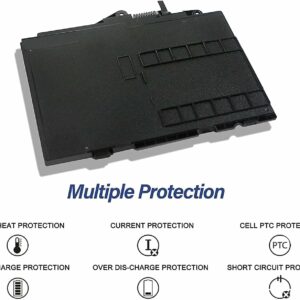 BATTERIE INTERNE POUR PC PORTABLE HP EliteBook 820 G3 725 G3 725 G4 Series 11.4v / 31Wh  – SN03XL -SN03044XL