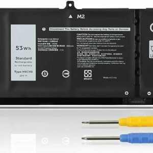 Batterie Interne Pour Pc Portable  Dell Latitude 3410 3510 Inspiron 5300 5401 5408 5501 5508 5400 7405 7300 7500 2-in-1 Vostro 5300 5301 5401 5501 Series    15V  53 Wh  – H5CKD –
