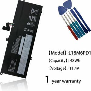 Batterie Interne pour Pc Portable Lenovo ThinkPad X13 X390 X395 Series 11.46V 48Wh 4190mAh  -L18M6PD1 –