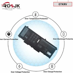 Batterie Interne Pour Pc Portable Dell Latitude 5330 5430 5530 Precision 3570 P104F P104F005 P104F006 P137G P137G004 P137G005 P137G006 Series M69D (15.2V 58Wh) 07KRV
