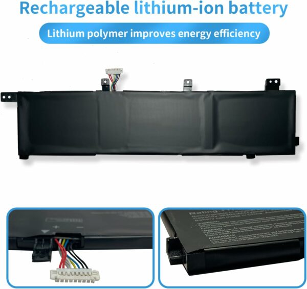 Batterie Interne Pour Pc Portable ASUS VivoBook S14 S432FA S432FL Vivobook S15 S532FA S532FL X432FL X432FLC X532FL X532FLC X532FA S432FA-EB008T S5532FA 32FA-DHH 55 (11,55 V 42WH) C31N1843 – Image 2