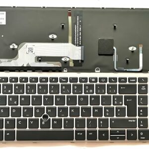 CLAVIER AZERTY POUR PC PORTABLE HP ZBOOK 15-G5 Zbook 15-G6 / Zbook 17-G5 / Zbook 17-G6 SERIES AVEC rétro-éclairé ET POINTEUR