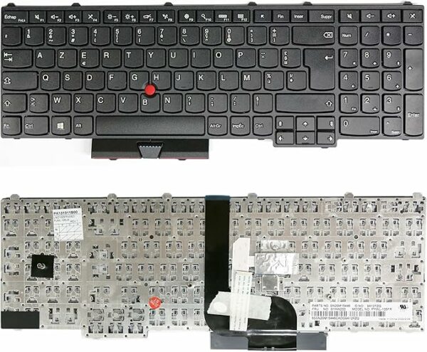 CLAVIER AZERTY POUR PC PORTABLE LENOVO THINKPAD P50 - P70 - P51 - P71 SERIES