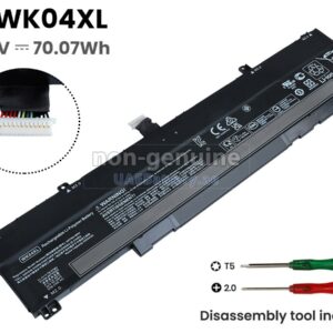 Batterie Interne Pour Pc Portable HP Victus Gaming 15-fa0000, Omen 16-b1000, Omen 16-c0000, Omen Gaming 16-b0000  (15.4V  70.07Wh) WK04XL