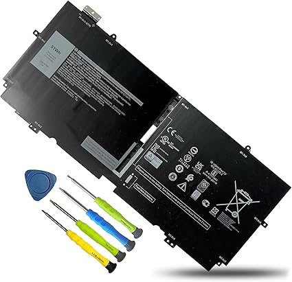 BATTERIE INTERNE POUR PC PORTABLE DELL XPS 13 7390, XPS 13 7390 2in1 - 7.6V - 51Wh - 52TWH