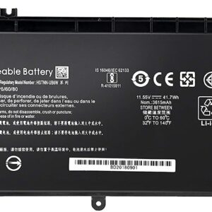 BATTERIE INTERNE POUR PC PORTABE HP PAVILLION X360 M3-U 13-U M3-U001DX M3-U103DX Stream 14-AX 14-ax010nr SERIES TPN-W118 – HSTNN-LB7P – BI03XL – 11.55V 41.7WH