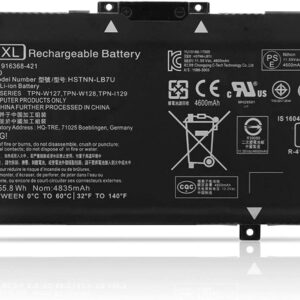 BATTERIE POUR PC PORTABLE HPX360 Convertible 17-AE 17M-AE 17T-AE 17-BW 17M-BW 17-CE 17M-CE 17T-CE 17T-BW 15-BP 15M-BP 15-BQ 15M-BQ 15M-CP 15M-CN0XXX SERIES HSTNN-UB71 – 11.55V –  55.8WH – LK03XL