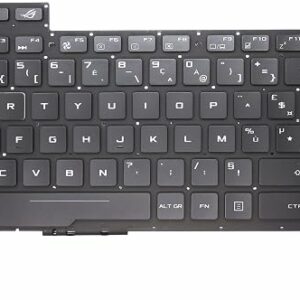CLAVIER AZERTY POUR PC PORTABLE ASUS ROG STRIX GL703V / GL703VD / GL703VM / GL703G / GL703GE / GL703GS / GL703GM SERIES
