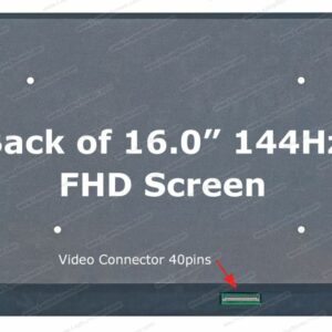 AFFICHEUR 16.0″ LED SLIM 40-PINS FULL HD+ 1920*1200 144HZ IPS CARTE INTEGREE – MNG007QX2-1